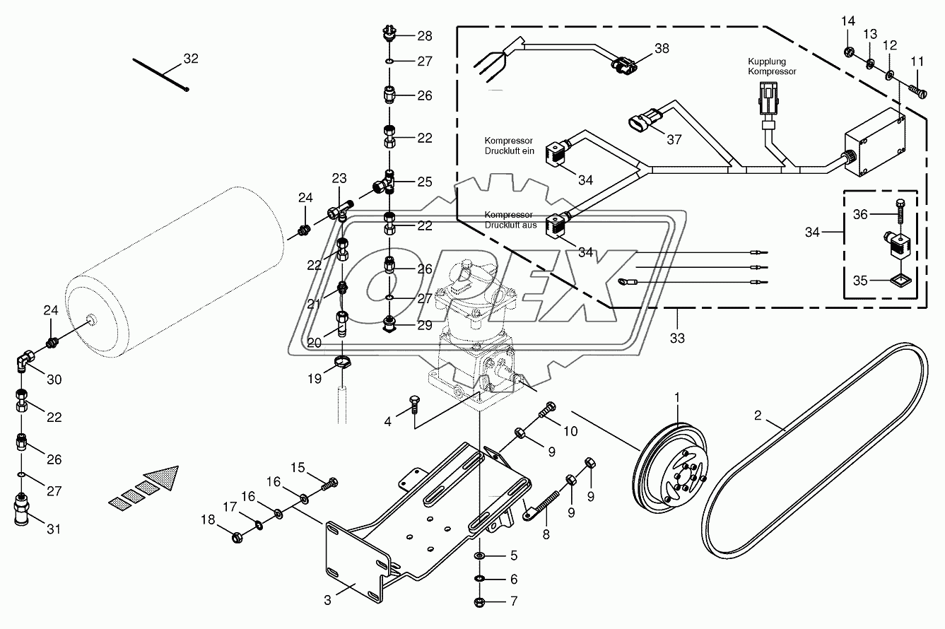 Compressed air system