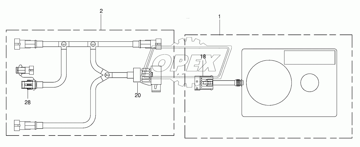 Backlash-alarm impeller fan