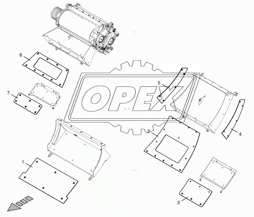 Wearing plates -HD parts