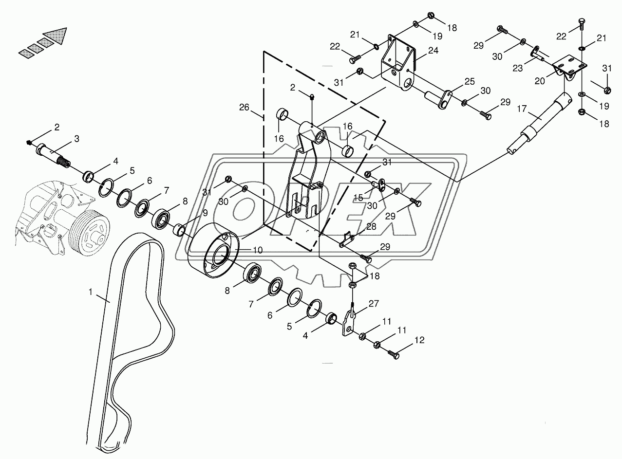 Cracker drive / tensioning device