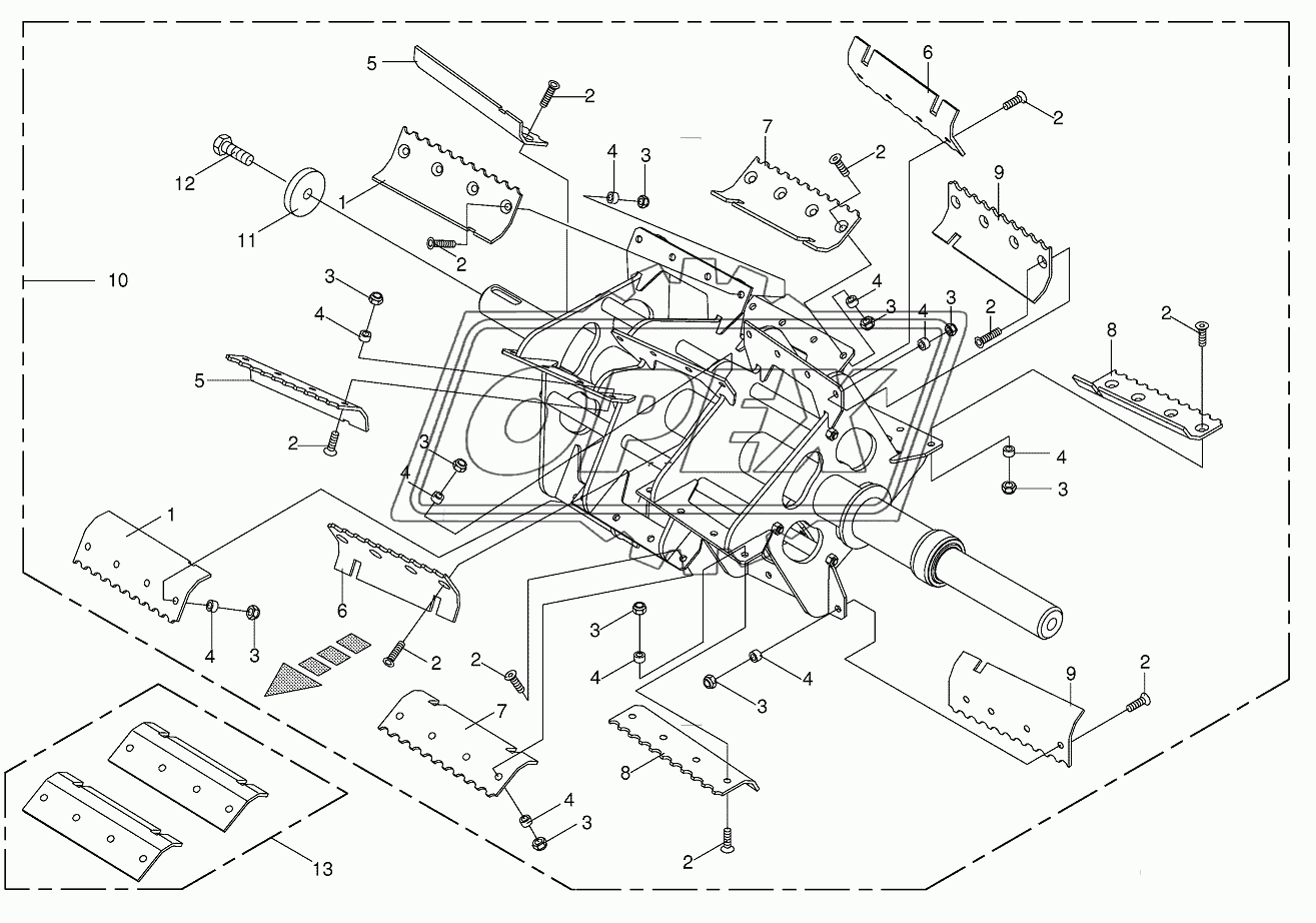 Discharge accelerator - 12 paddle