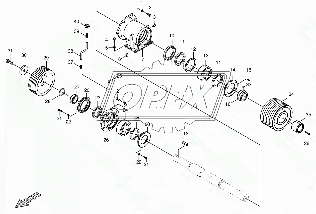 Discharge accelerator /Roller