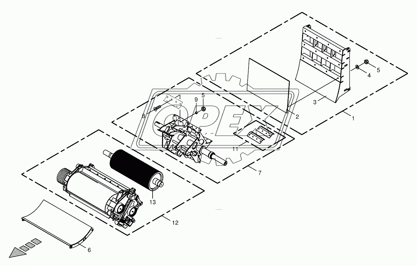 Crop flow -HD parts