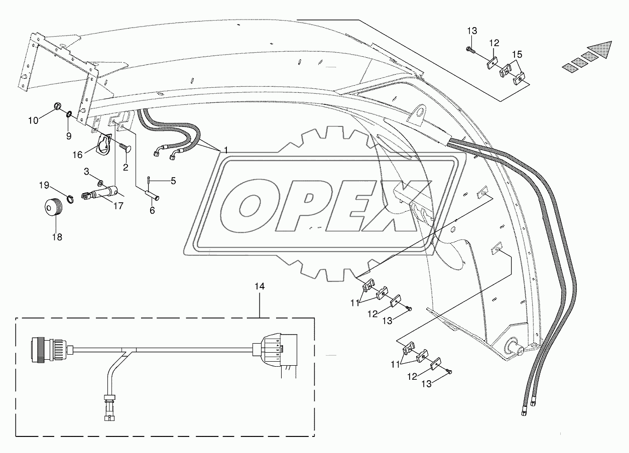 Hydraulic components-discharge