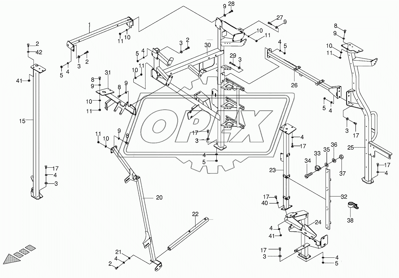 Panelling frame