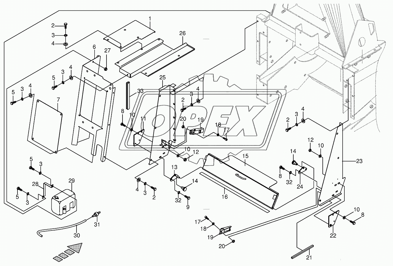 Dividing wall