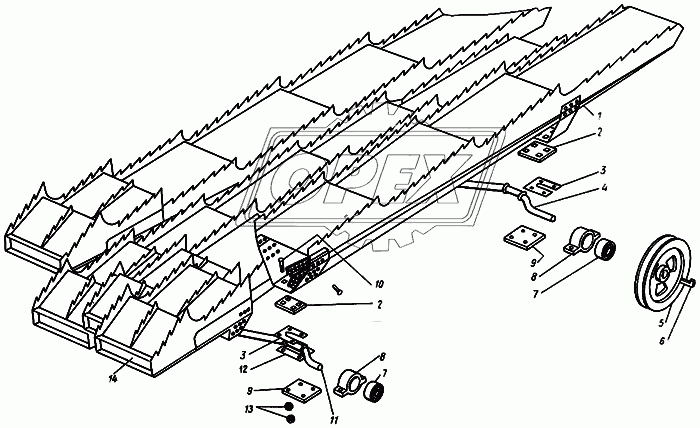 Соломотряс КДМ 2-11В (Енисей-1200-1)