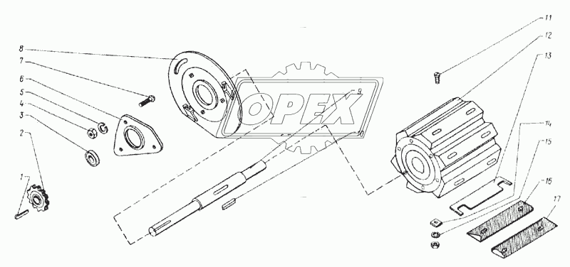 Барабан в сборе (КДМ2-10-2Б)
