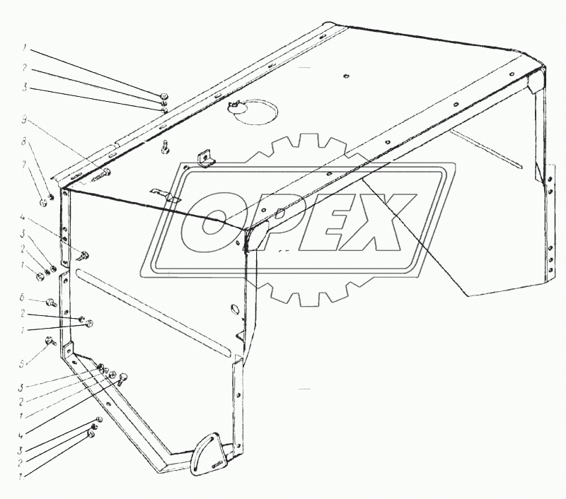 Капот (КДМ2-50)