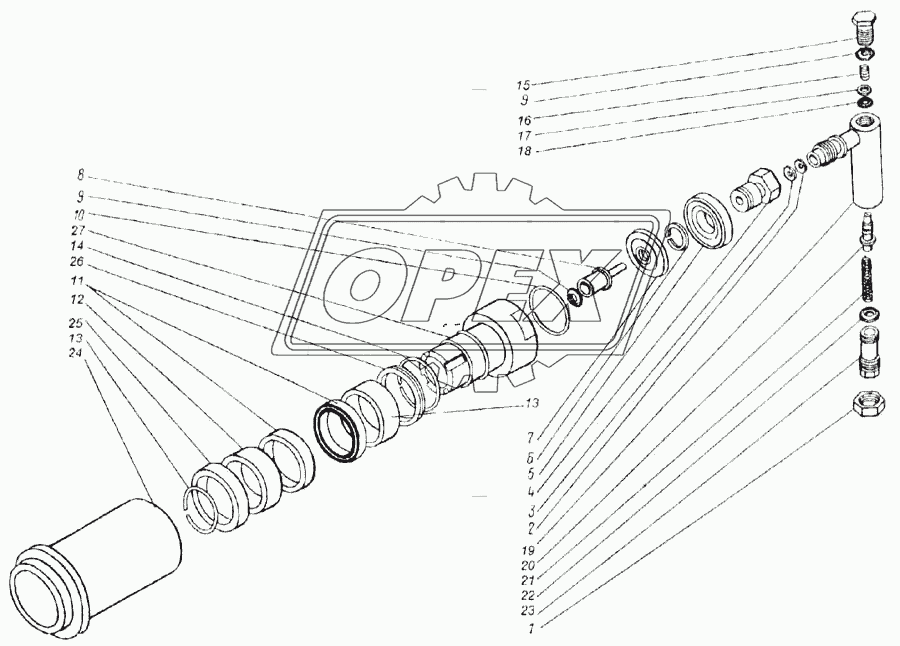 Гидроцилиндр специальный (ГА-76020А)