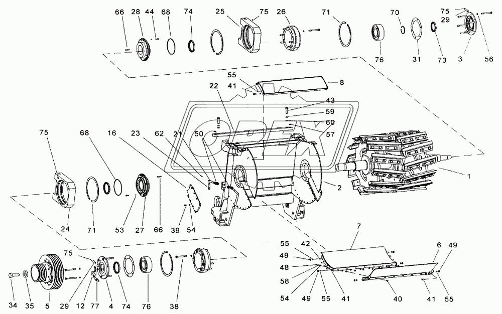 Аппарат измельчающий