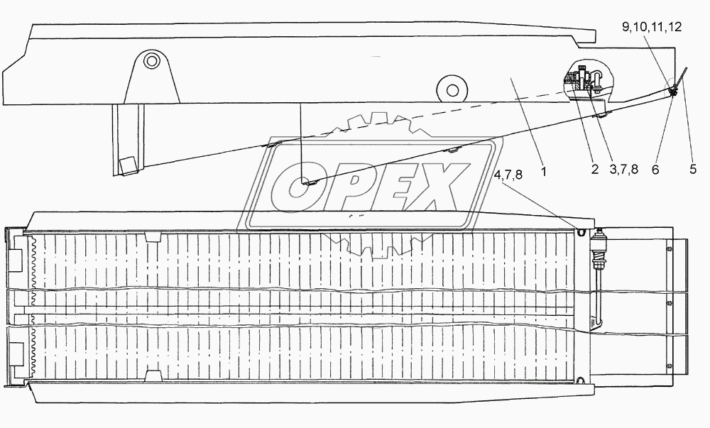 Стан решетный нижний (КЗК 0240000)