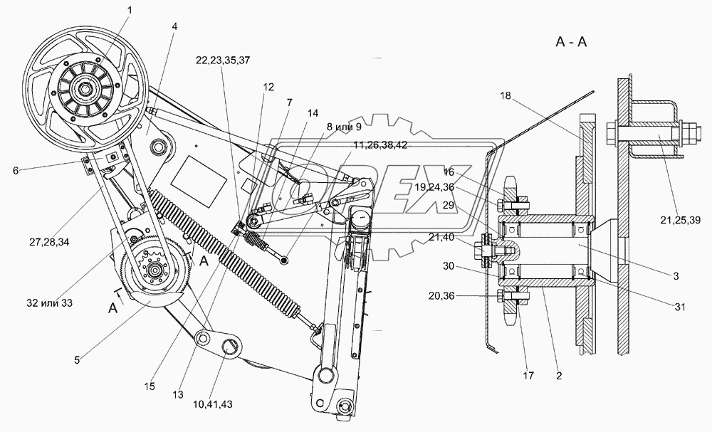 Камера наклонная (КЗК 1770000), вид сзади