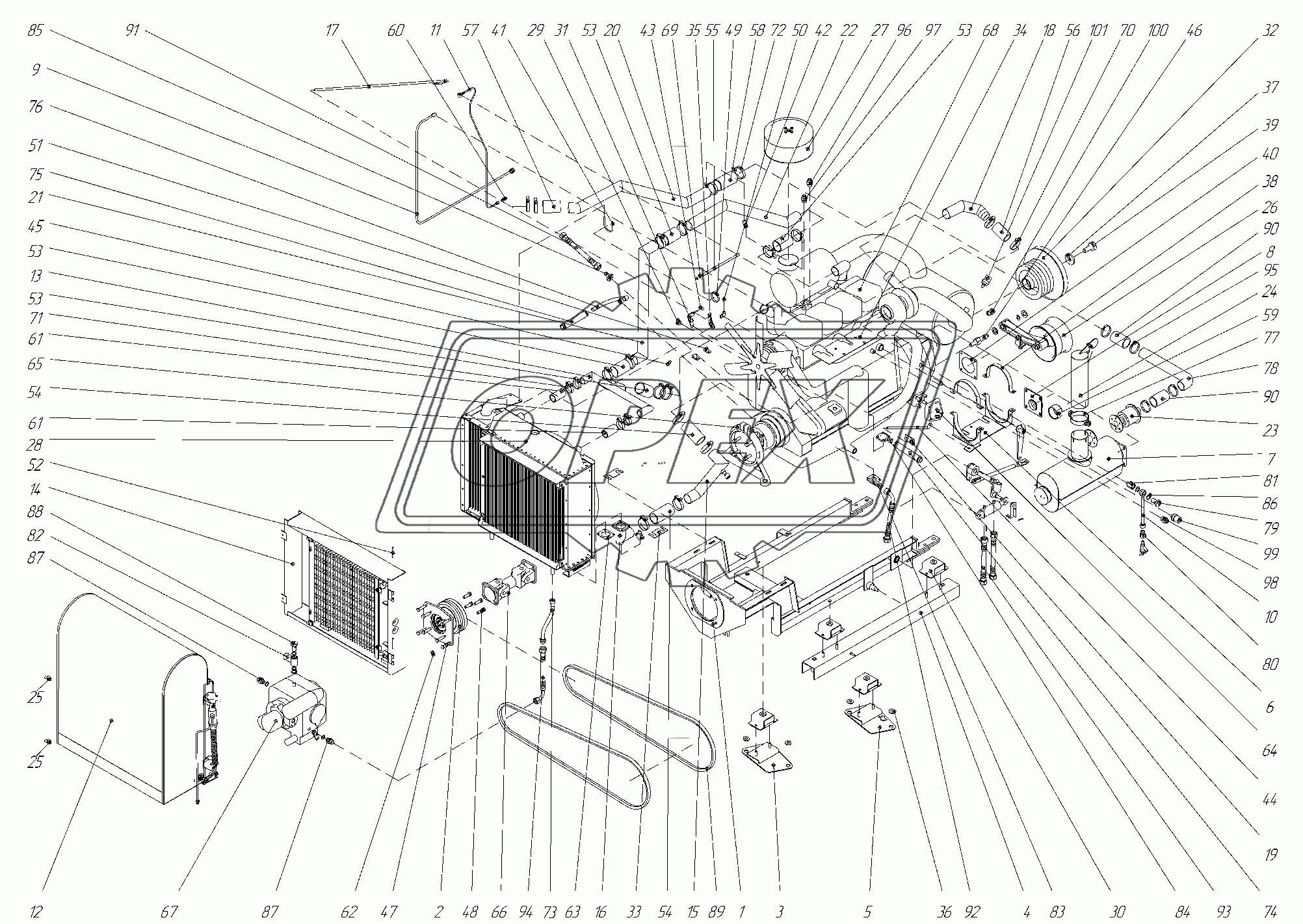 Установка моторная 442Н-4Б