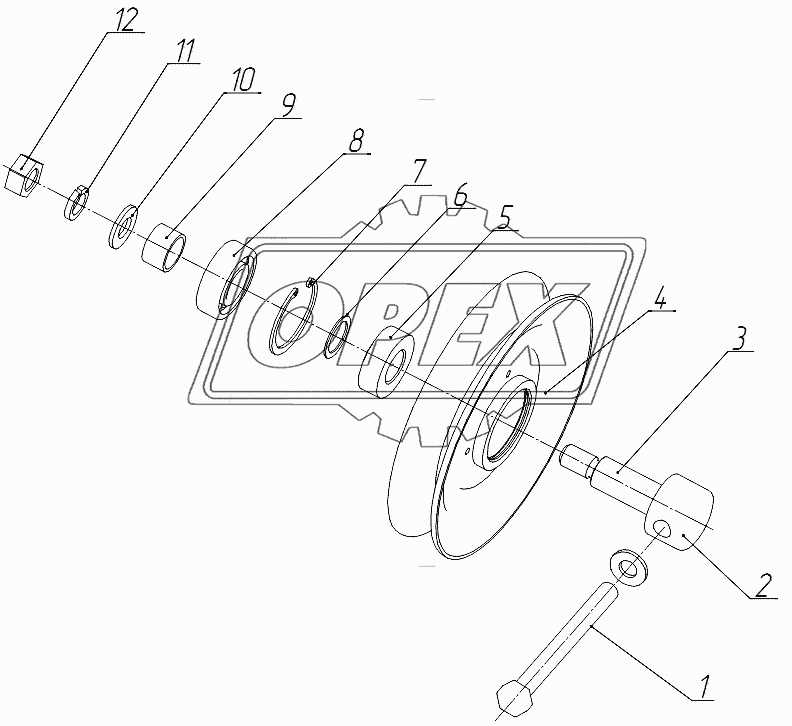 Шкив ЖКН 5-2-99