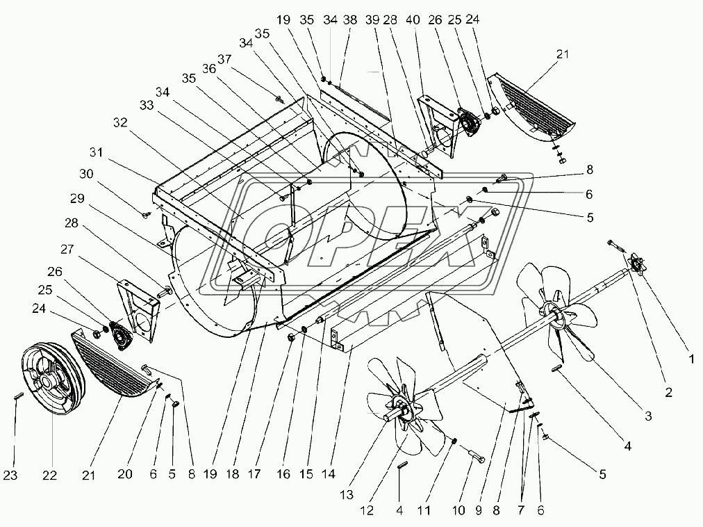 Вентилятор КДМ 2-18Ж