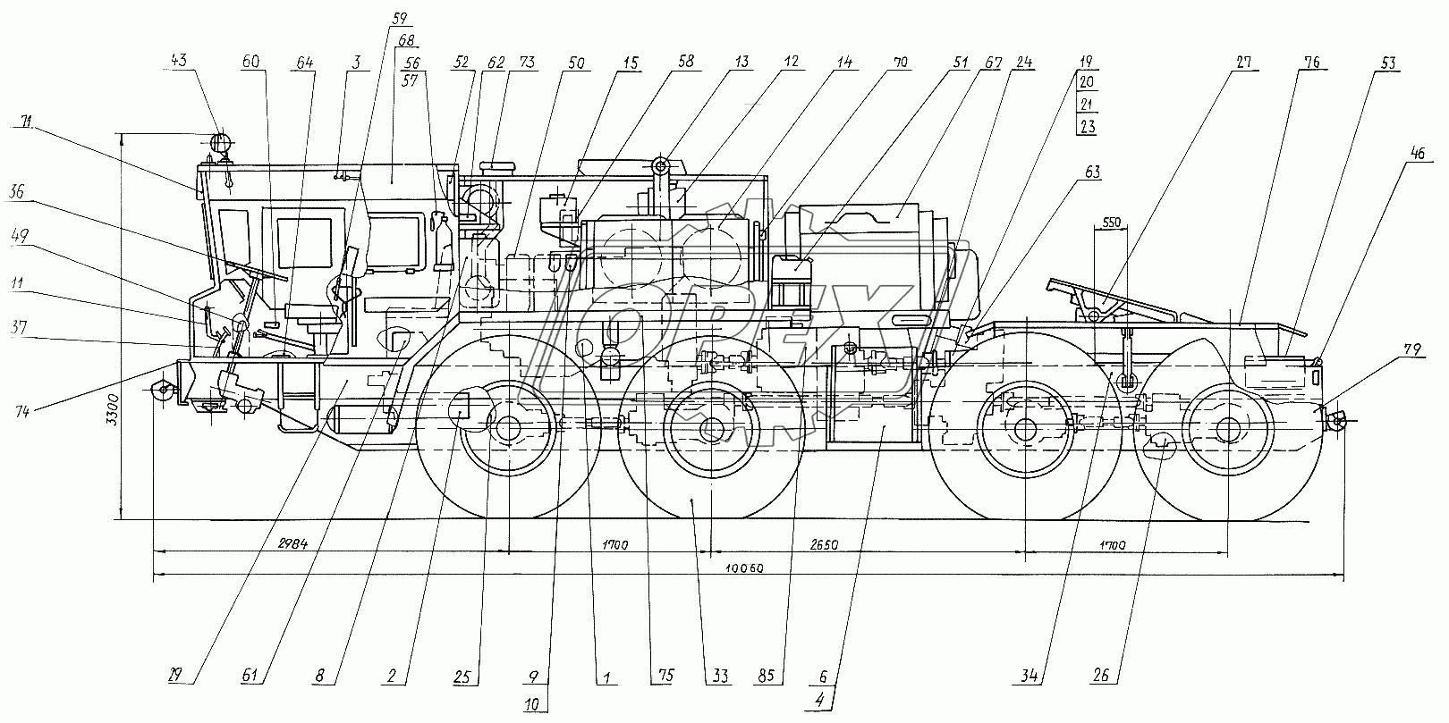 Автомобиль-тягач 74281-0000010