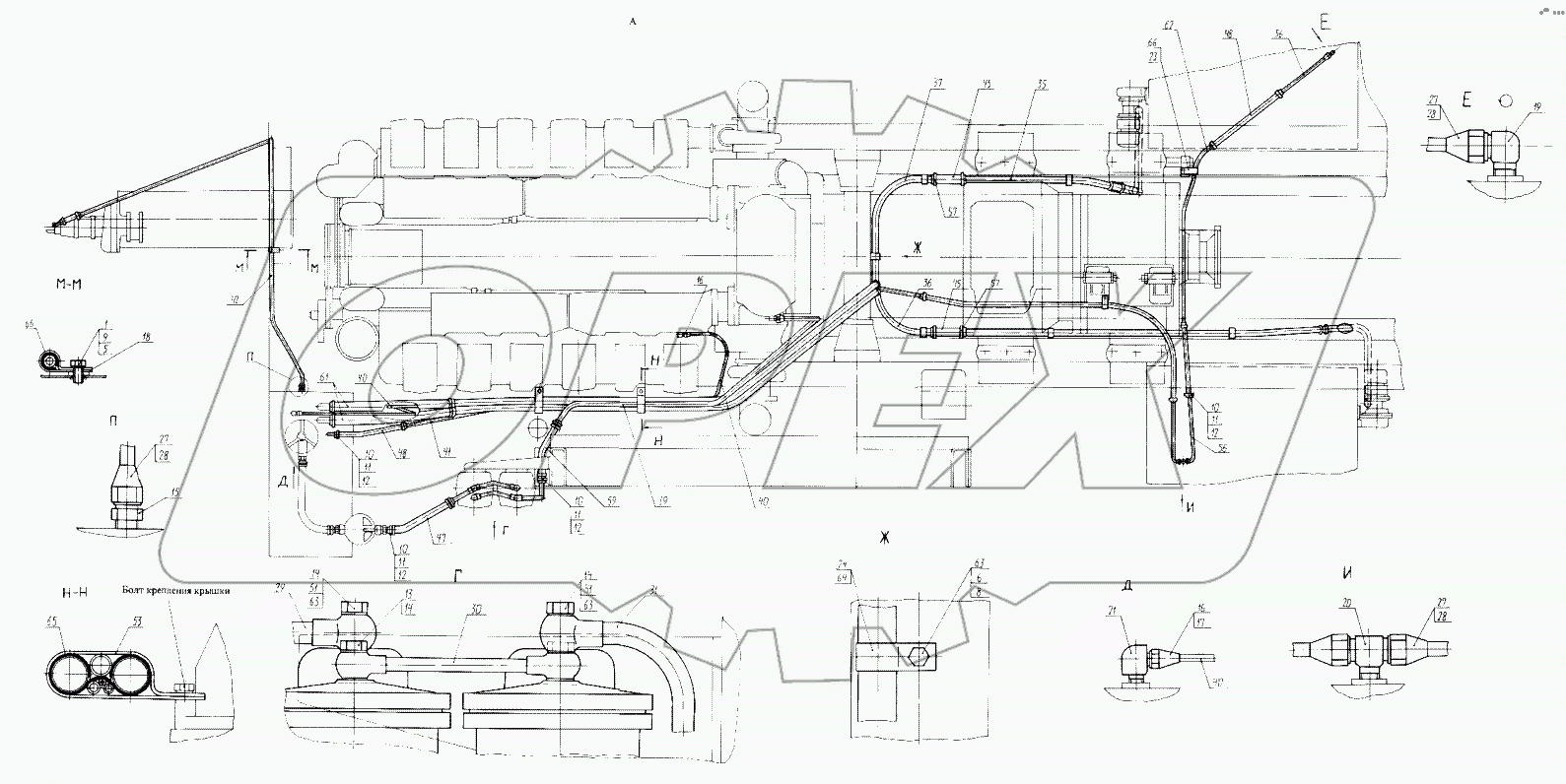 Трубопроводы топливные 7427-1104001-10