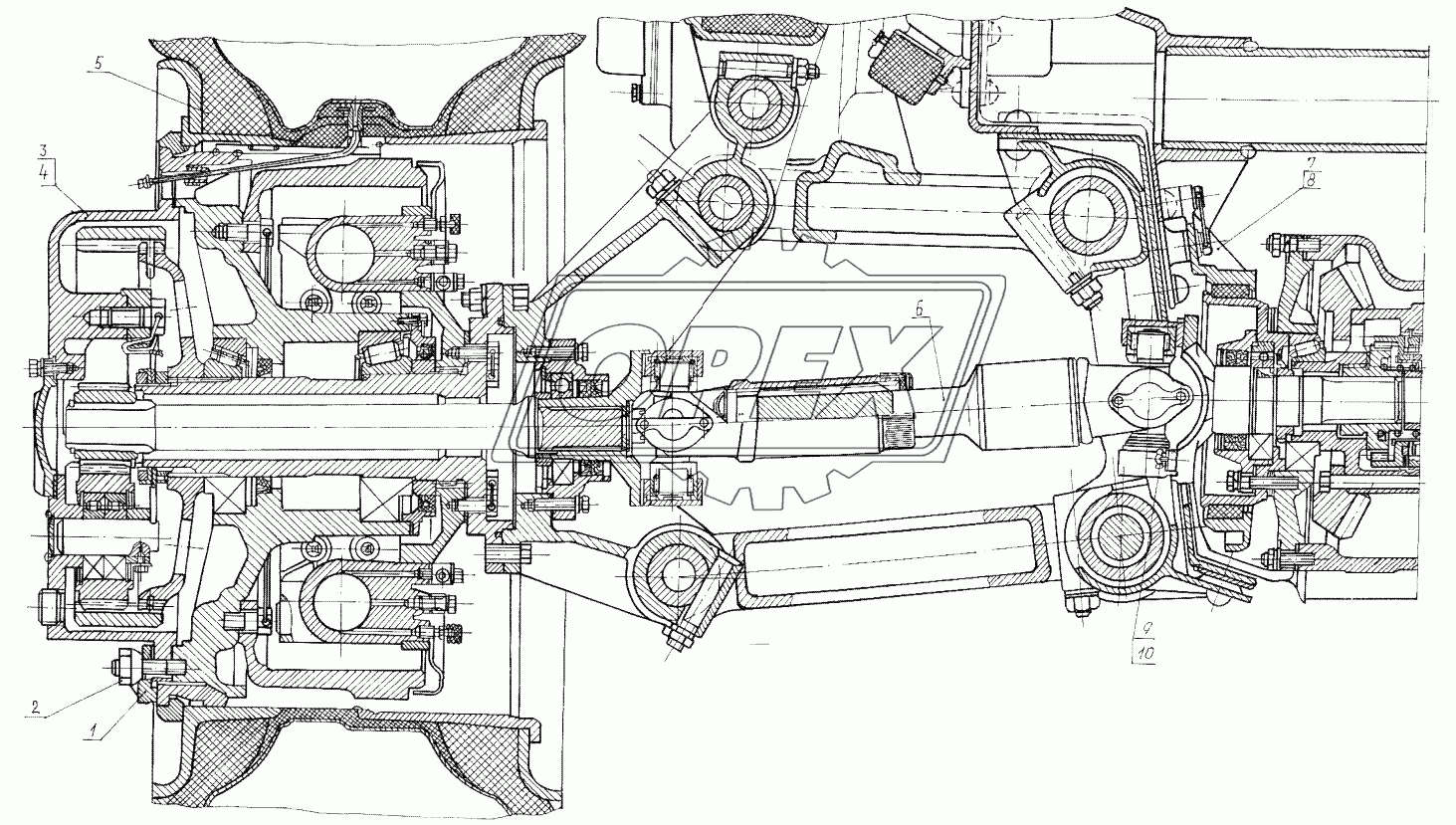 Привод задних колес 7426-2400005