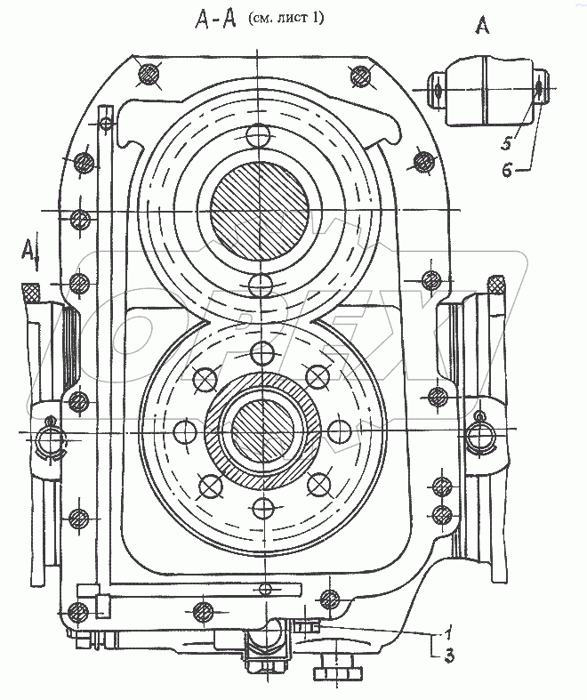 Редуктор второго заднего моста 7428-2402010