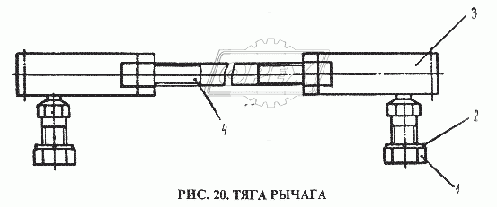 Тяга рычага 7427-1108200