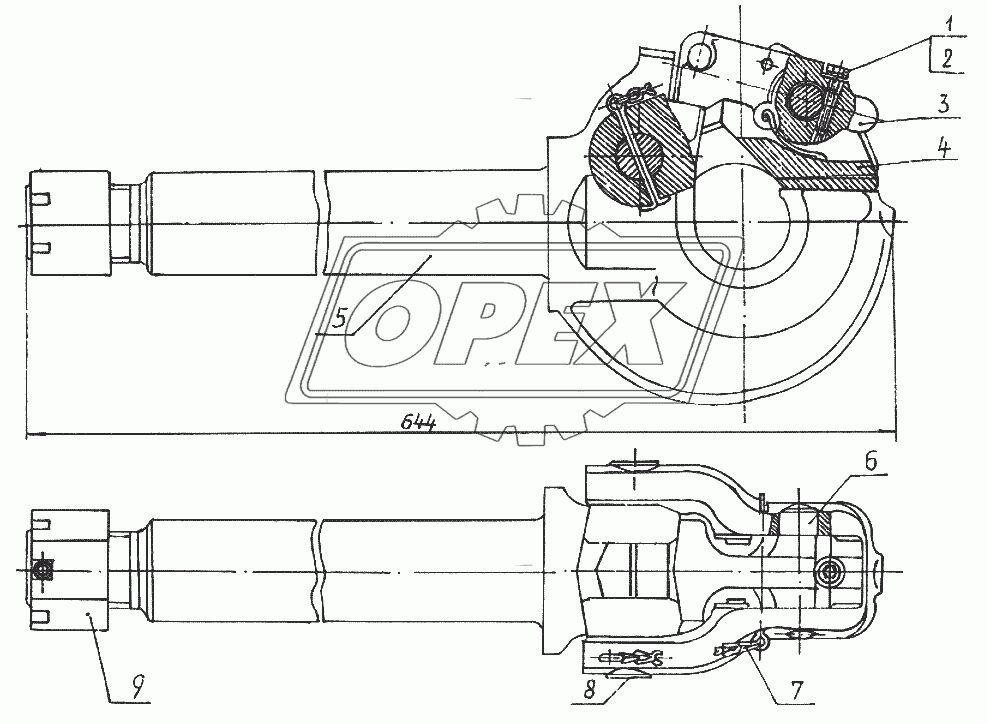 Крюк буксирный 537-2805012