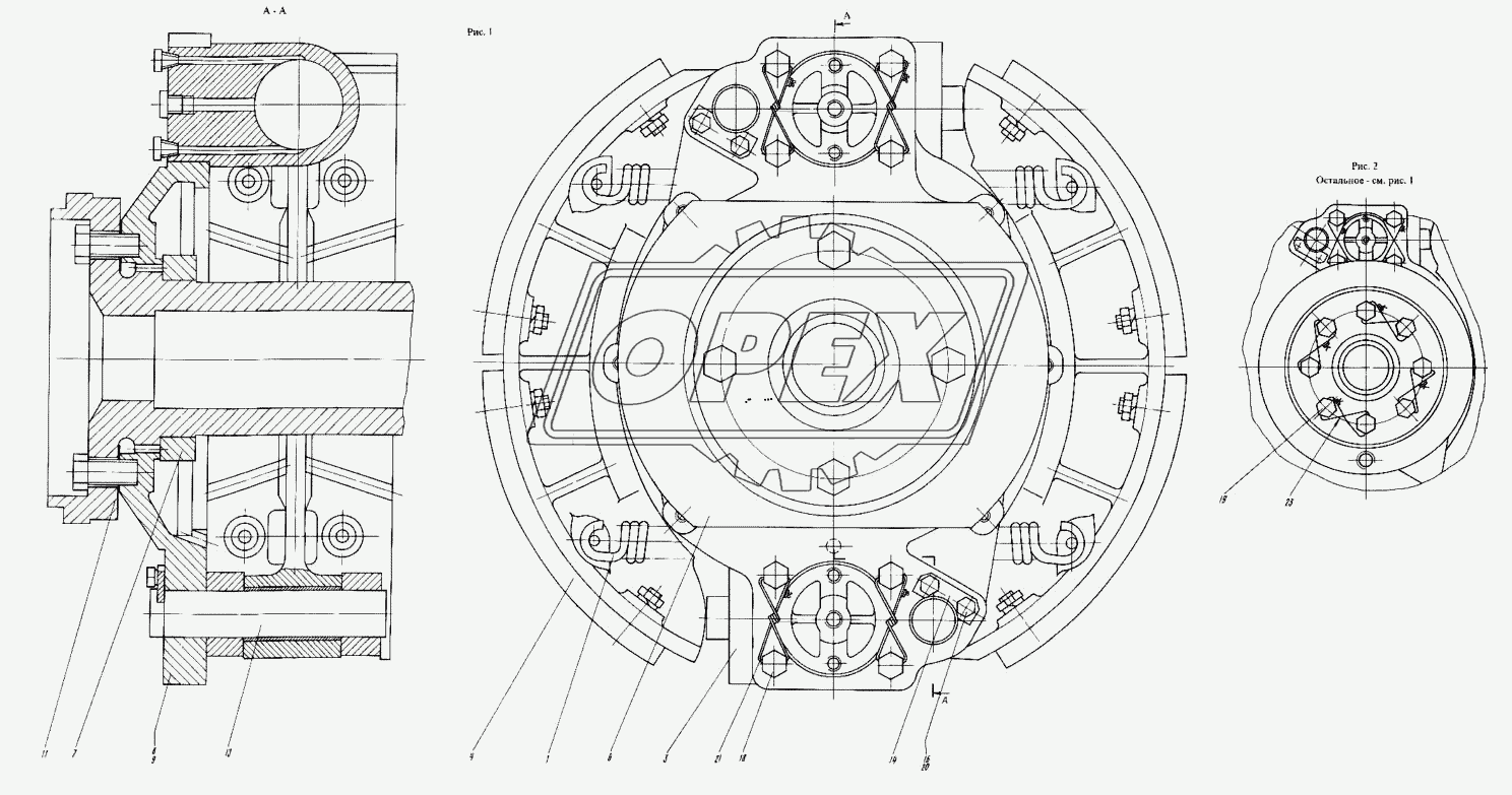 Тормоз 7426-3501010, 7426-3501011