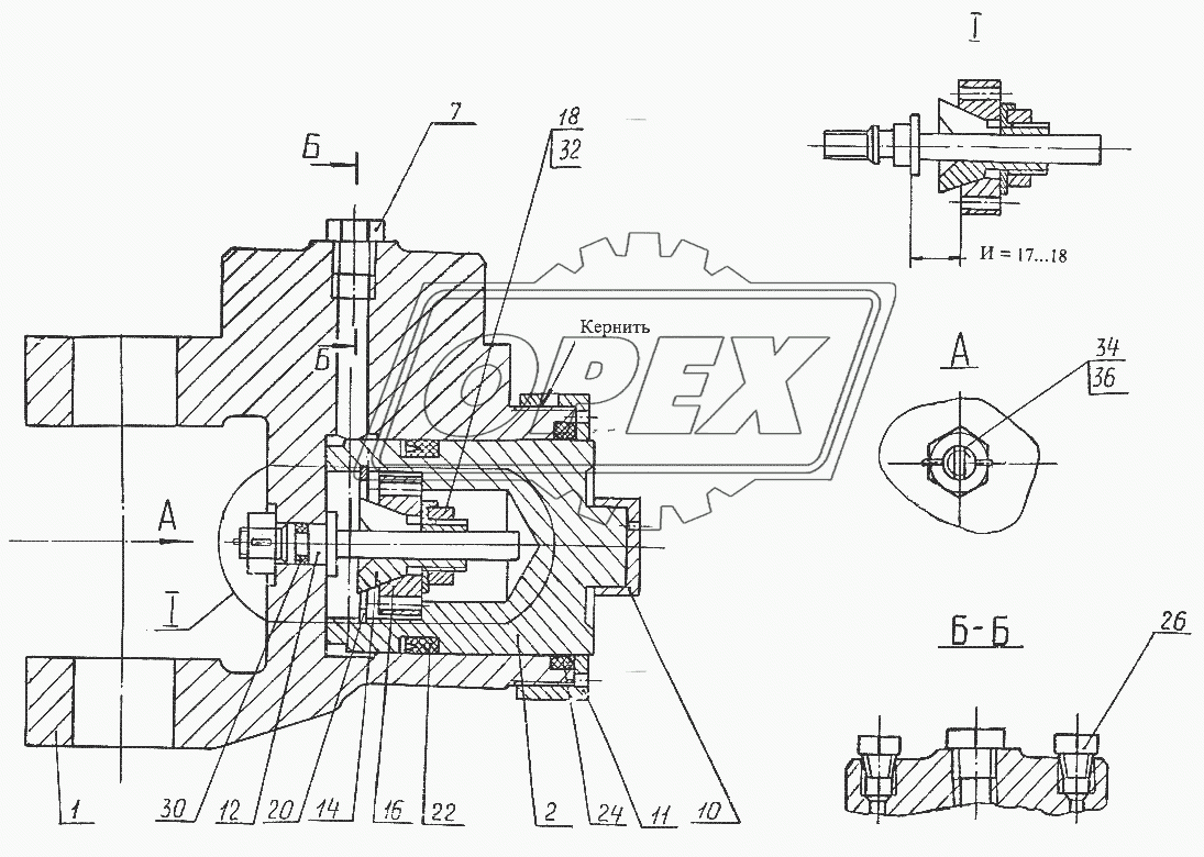 Цилиндр колесного тормоза 7426-3501050-01