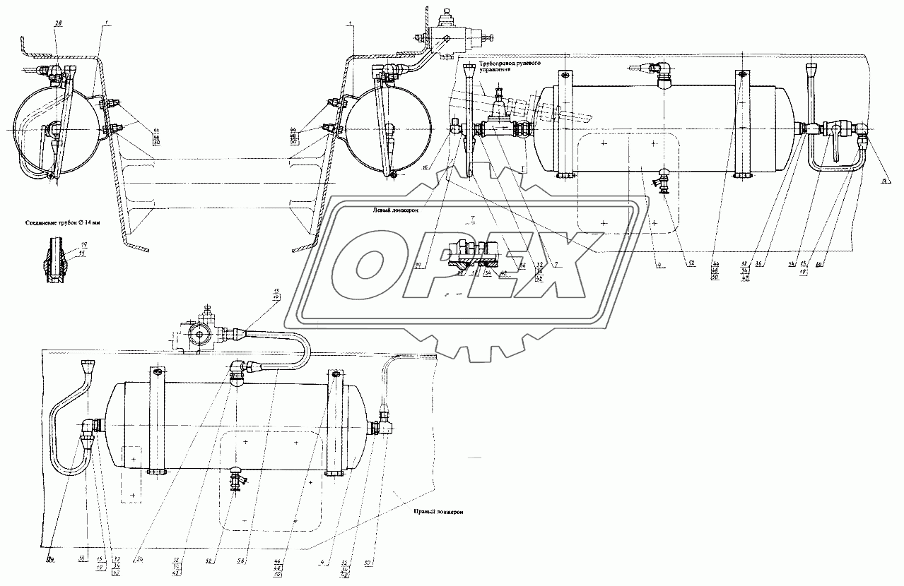 Установка ресиверов 7426-3513001