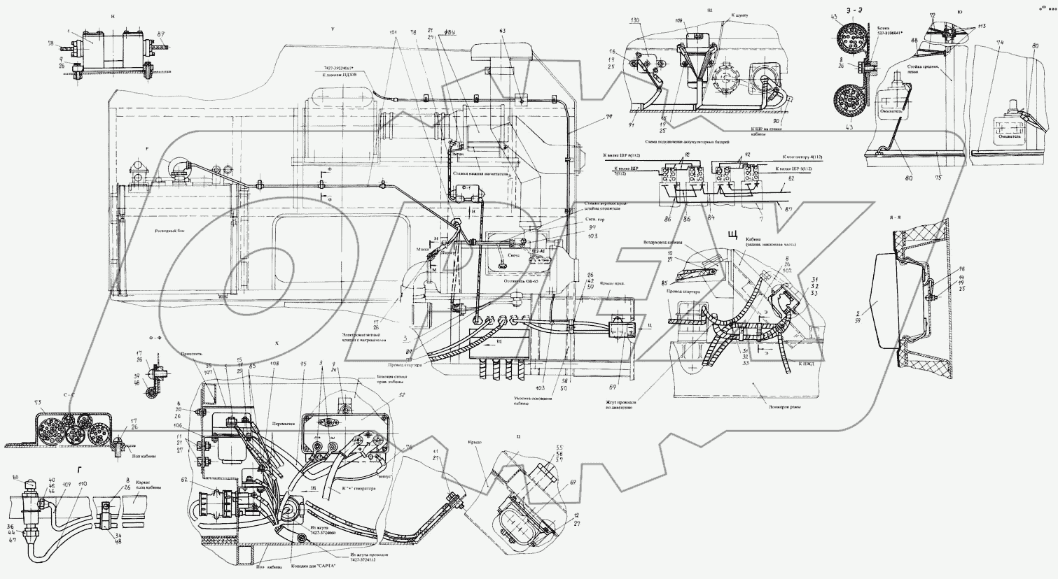 Монтаж электрооборудования 7428-3700002-10
