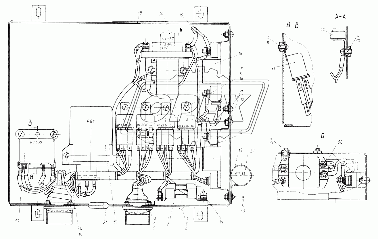 Блок-реле 7427-3747009