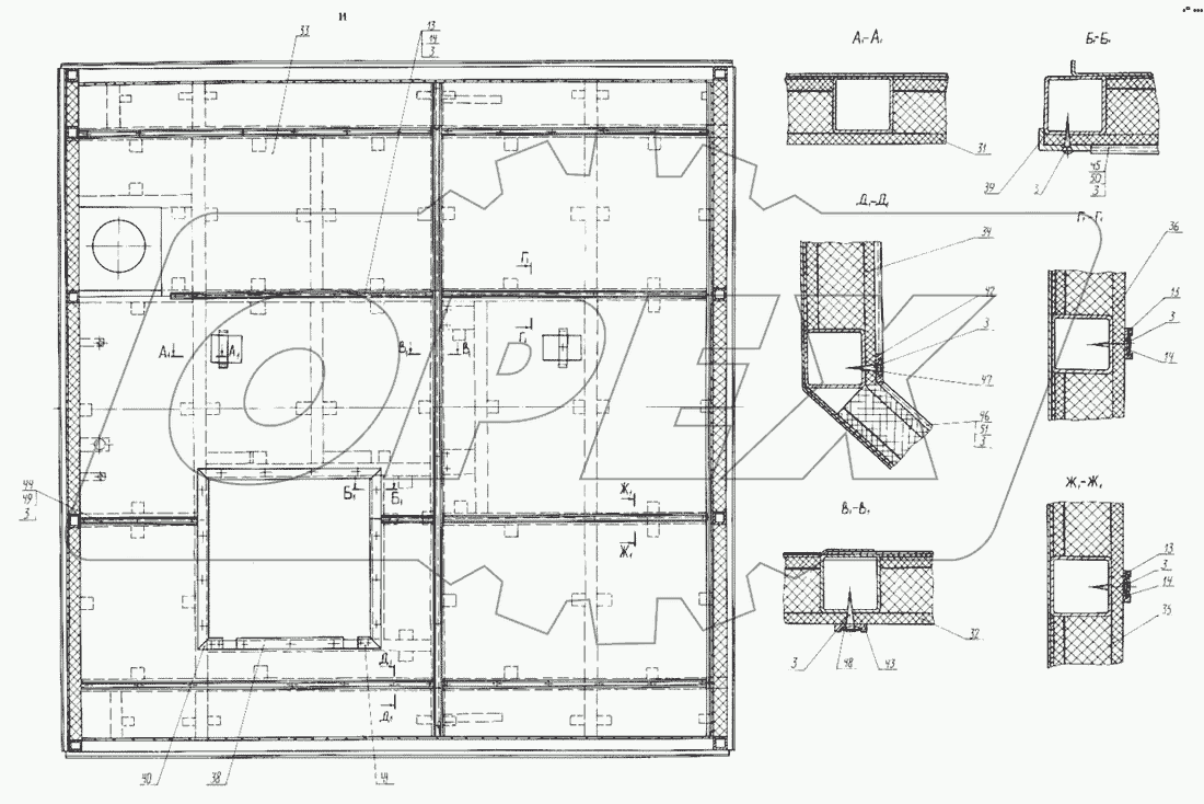 Кабина обитая и окрашенная 7428-5000012-10