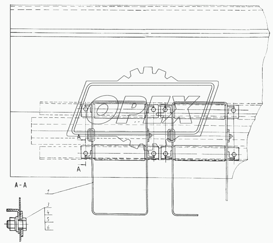 Установка гнезд канистр 7427-3900018