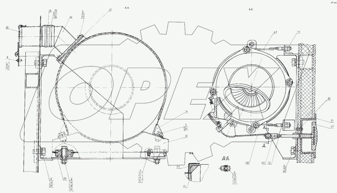 Фильтровентиляционная установка (ФВУ) 7428-8038001-10