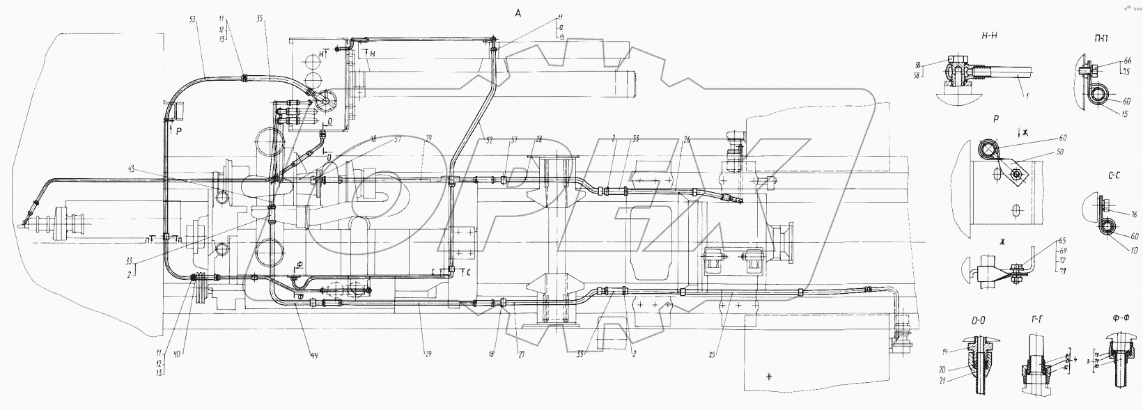 Трубопроводы топливные 7428-1104001-50