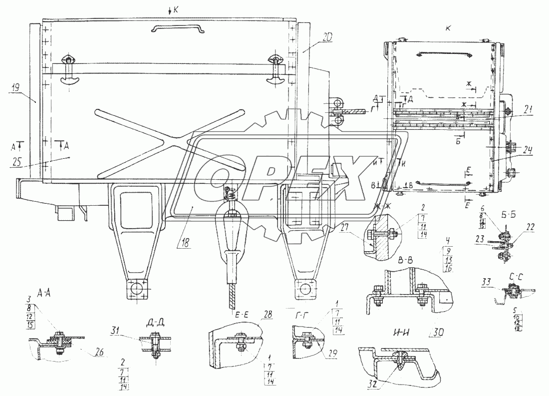 Лебедка с кожухом 537Г-4501009-01