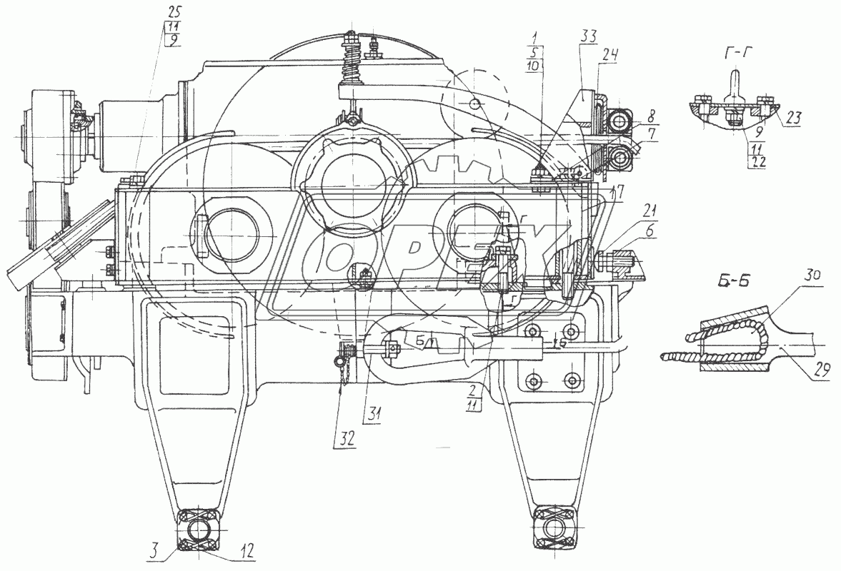 Лебедка 537Г-4501010 1