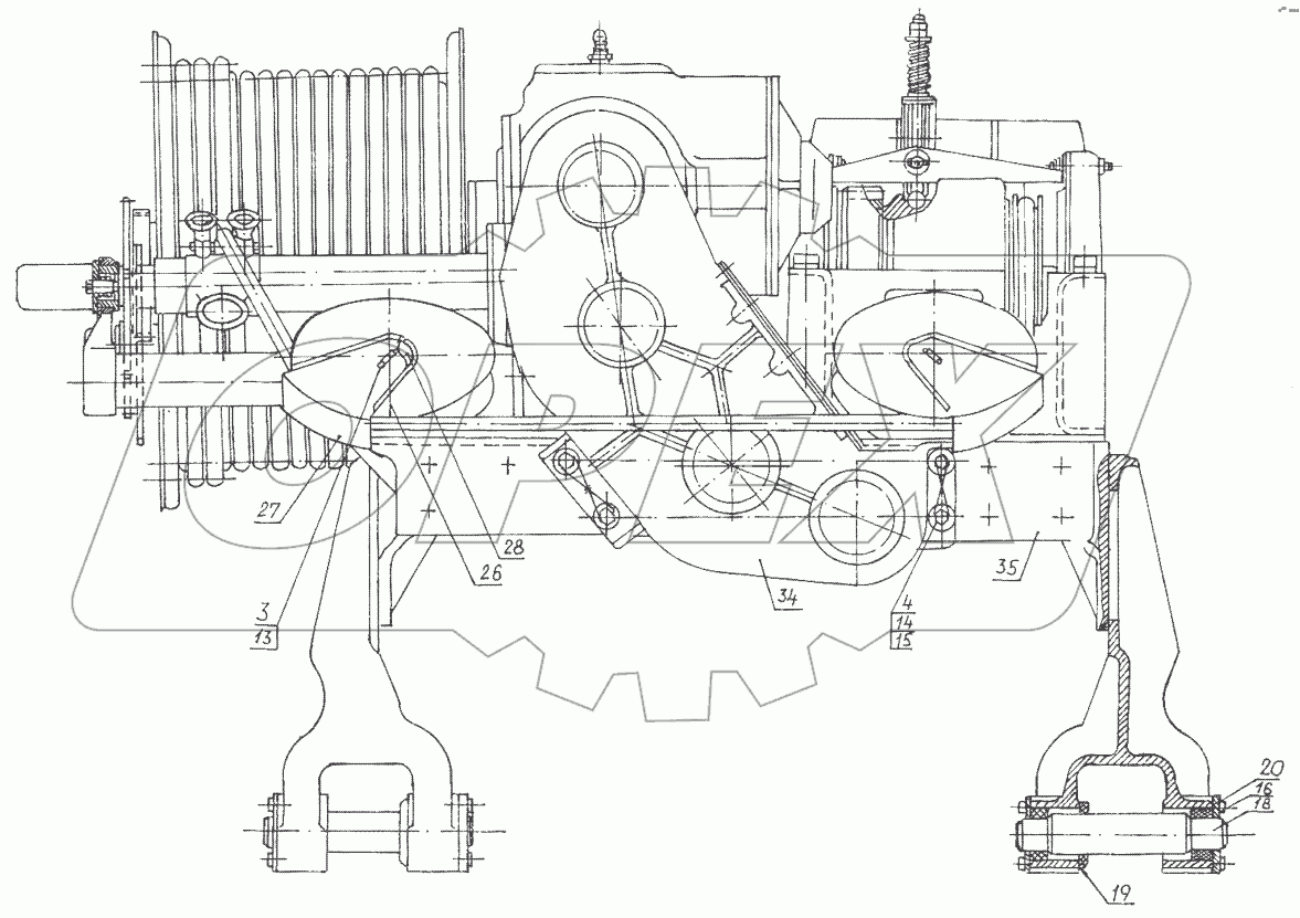 Лебедка 537Г-4501010