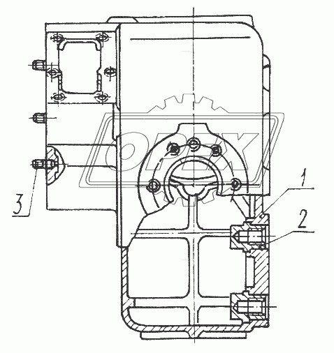 Корпус редуктора 537Г-4501019