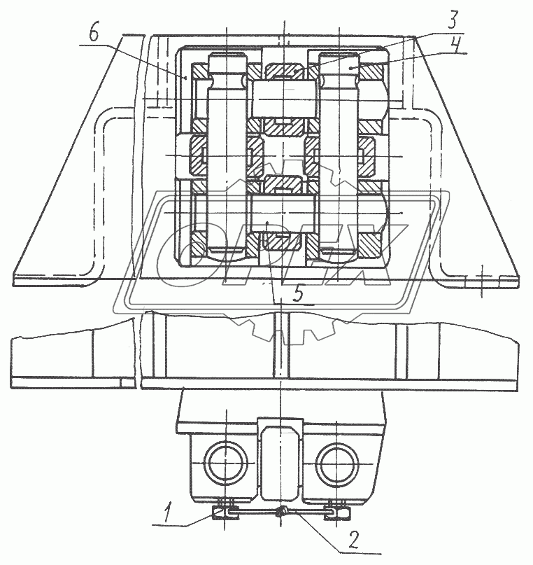 Блок роликов 537-4504180