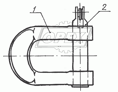 Скоба буксирная 537Г-4505080