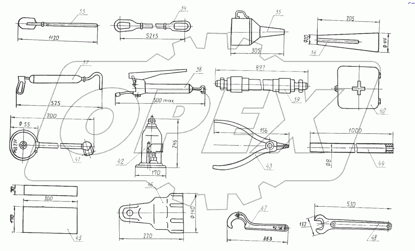 Комплект ЗИП-0 74281-3900002