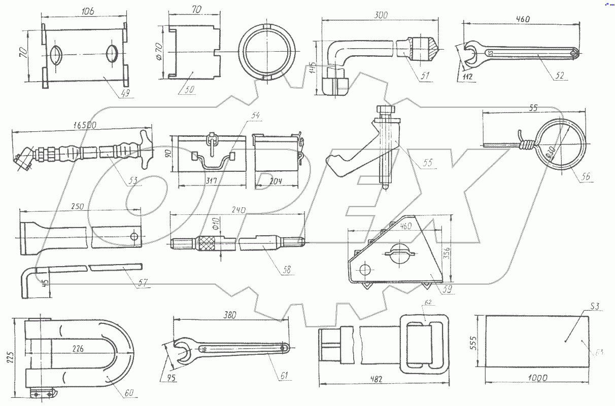 Комплект ЗИП-0 74281-3900002