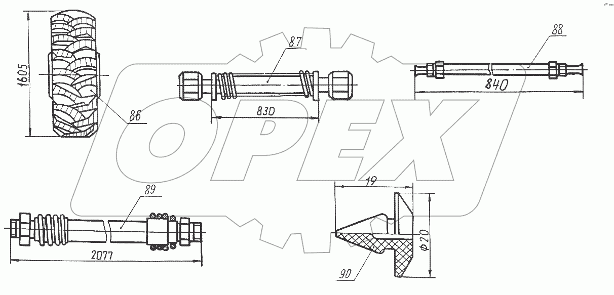 Комплект ЗИП-0 74281-3900002