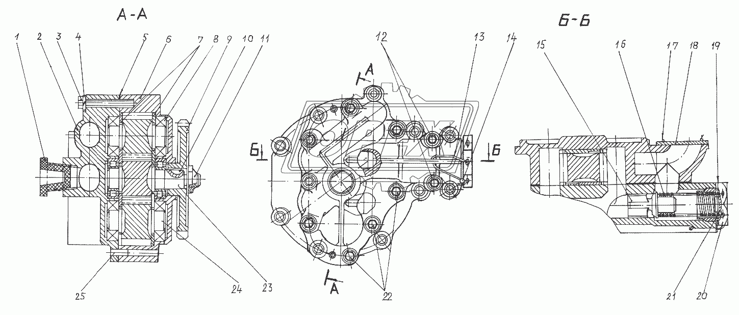 Насос откачивающий 535А-1509210-12