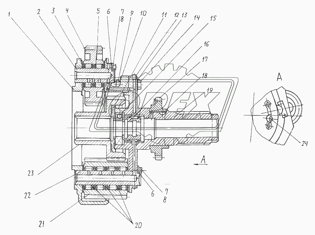 Планетарные ряды 535А-1510030-30