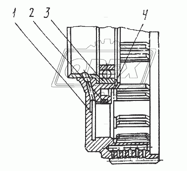 Корпус фрикциона 535А-1511114-01