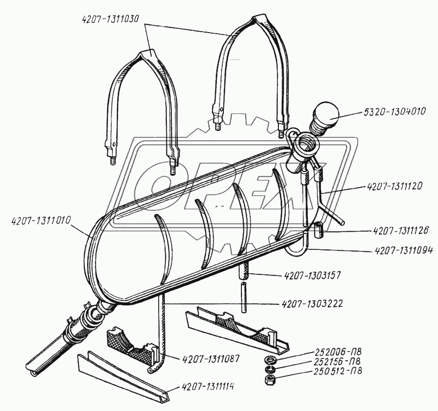 Установка расширительного бачка