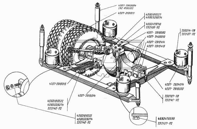 Задняя подвеска