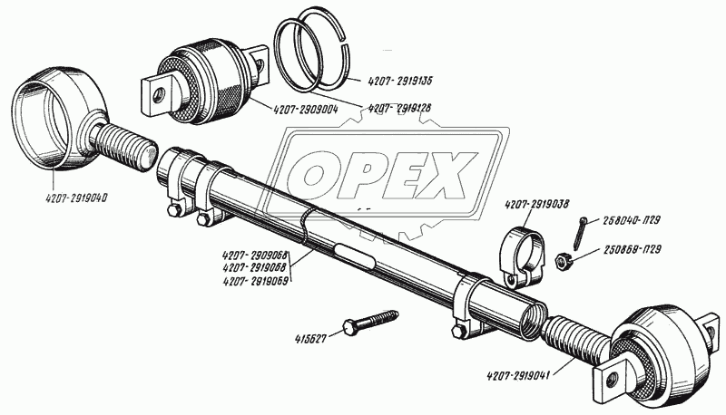 Штанга передней и задней подвесок